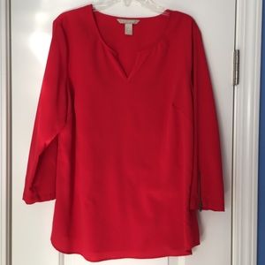 Banana Republic Top with Zipper Detail